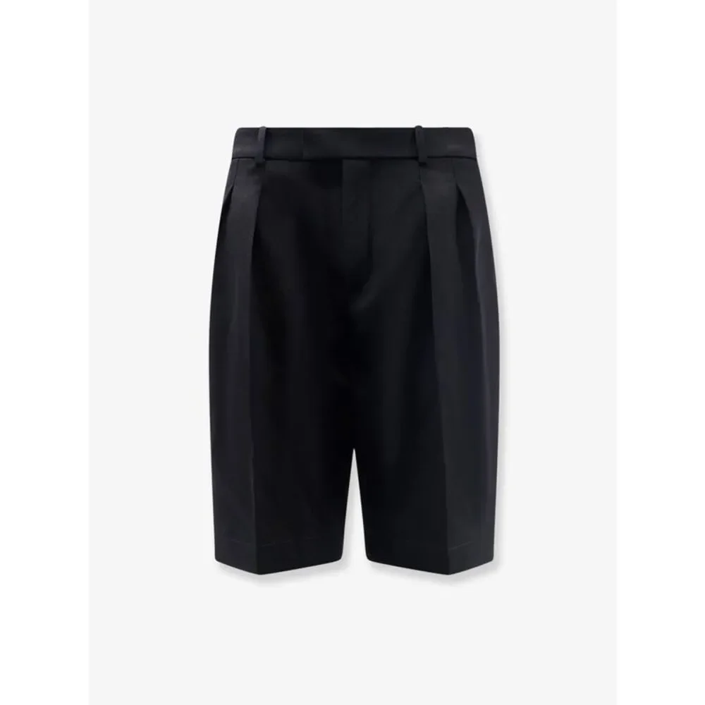Saint Laurent Women Sartorial Wool Bermuda Shorts